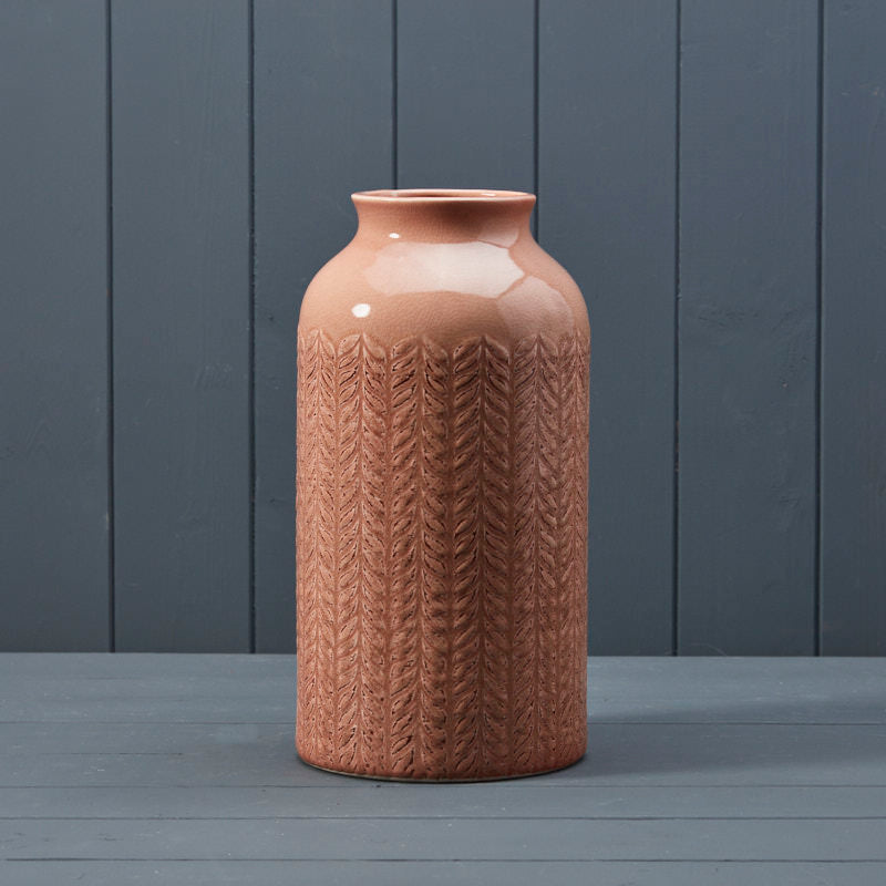 Pink Tall Ceramic Vase