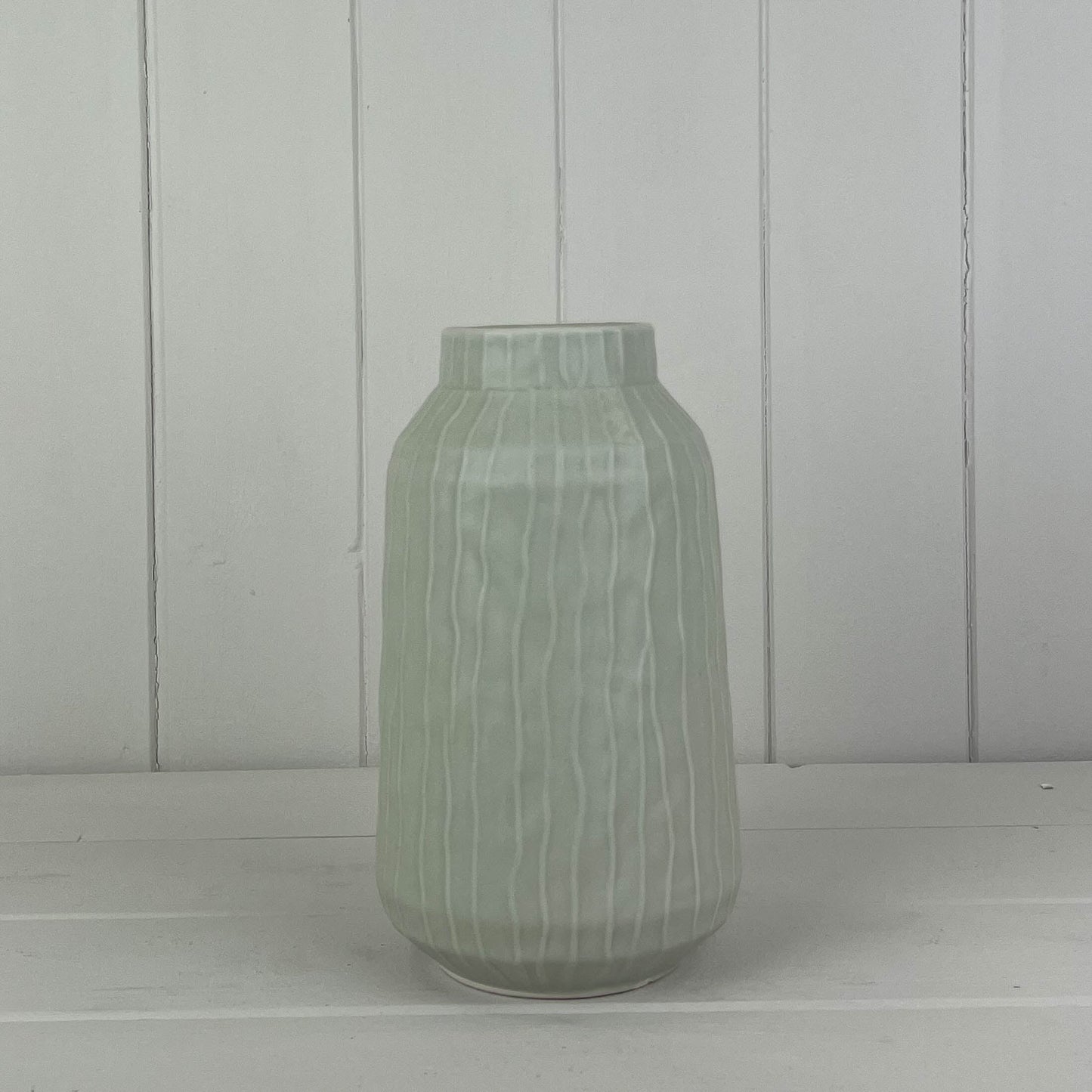 Glazed Pistachio Vase Collection