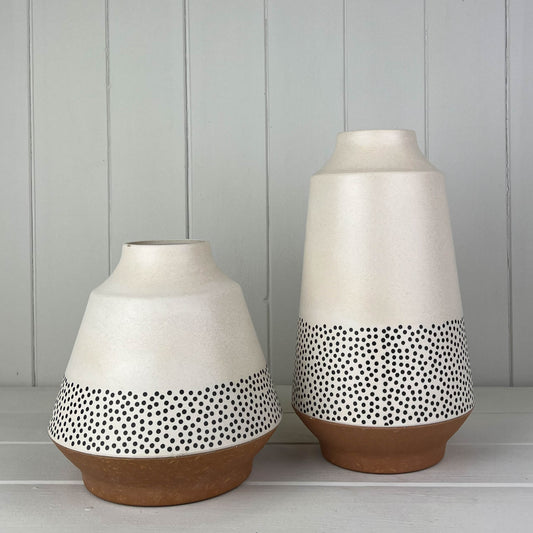 Bamboo Skandi Dotty Vase