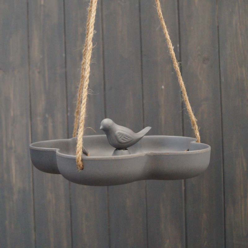 Bamboo Bird Bath/Feeder