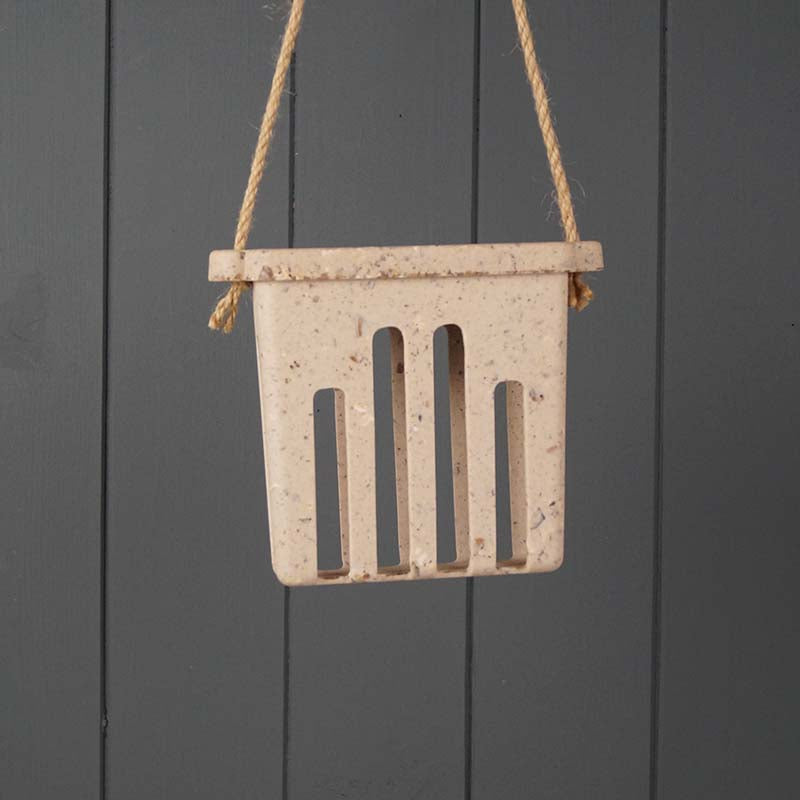 Coffee Suet Cake Bird Feeder