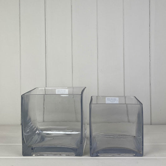 Glass Cube Vase