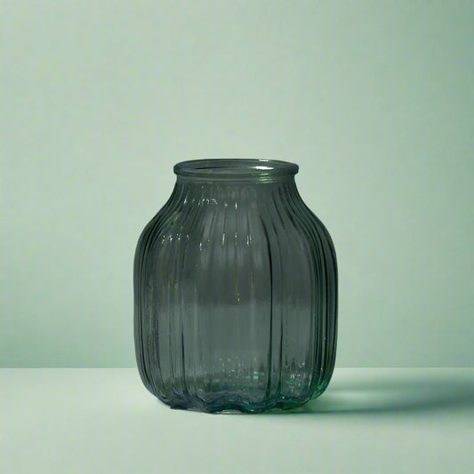 Vintage Green Glass Vase