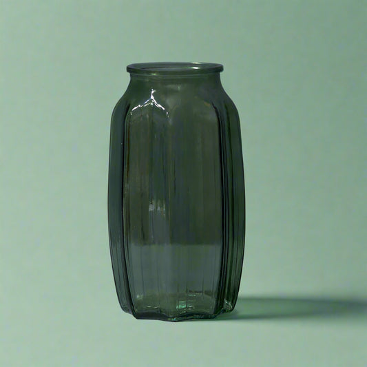 Vintage Green Glass Vase