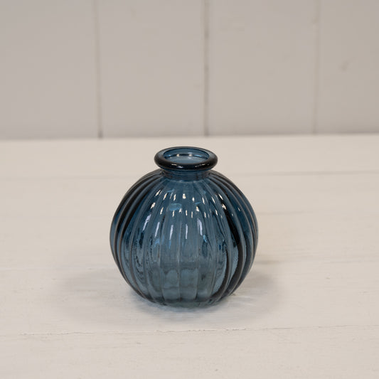 Blue Round Bottle