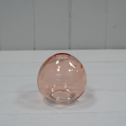 Rose Globe Glass Vase