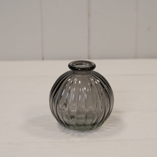 Smoky Grey Round Bottle