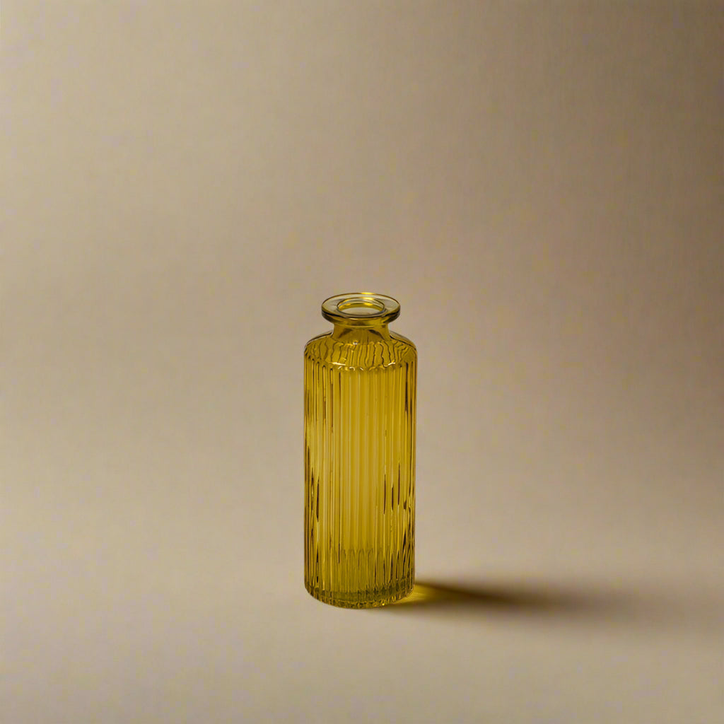 Yellow Glass Bottle