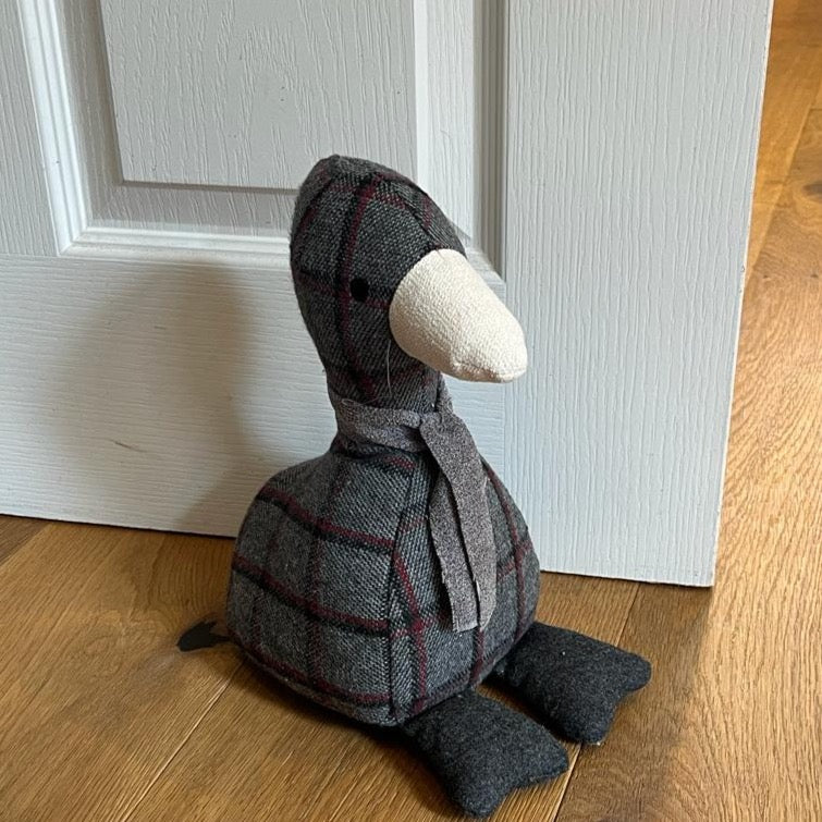 Tartan Duck Doorstop