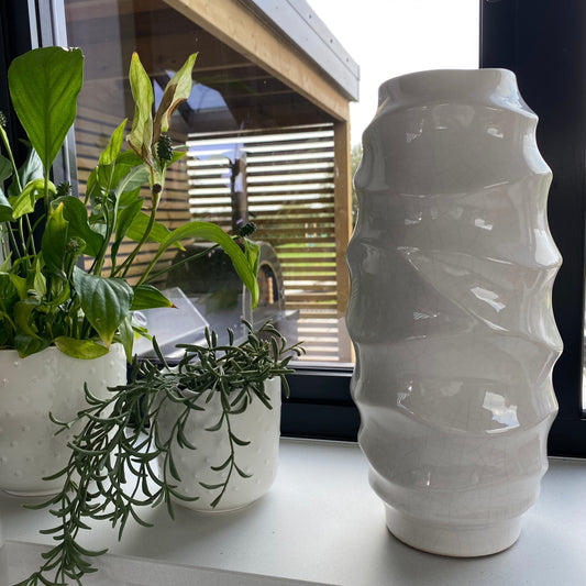 White Ceramic Vase