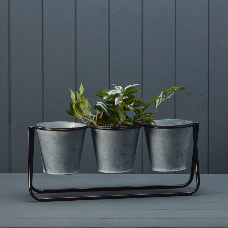 Trio Planter with 3 Pots