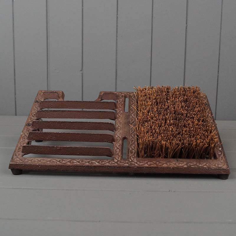 Cast Iron Boot Scraper 'N' Brush