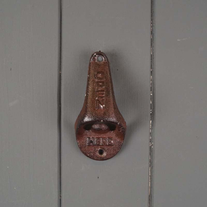 Cast Iron 'Open Here' Bottle Opener