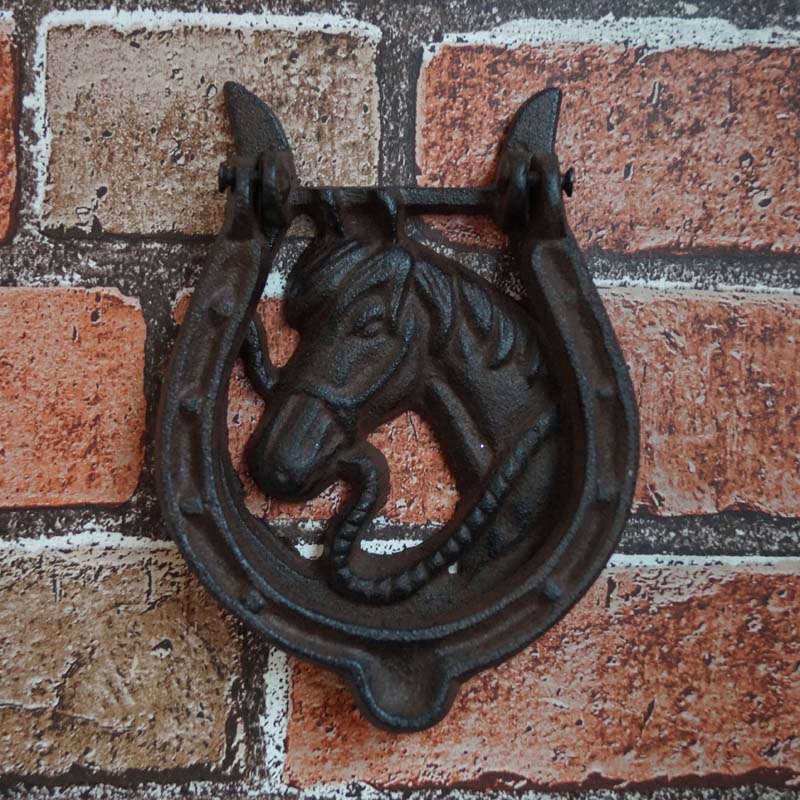 Cast Iron  Horse Head Door Knocker