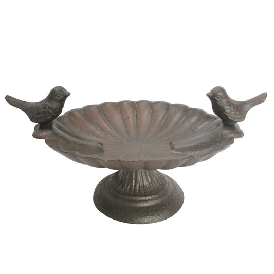 Cast Iron Plinth Birdbath