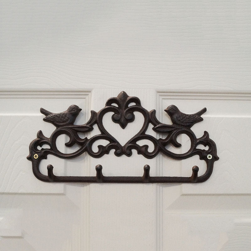 Cast Iron Bird Coat Hanger