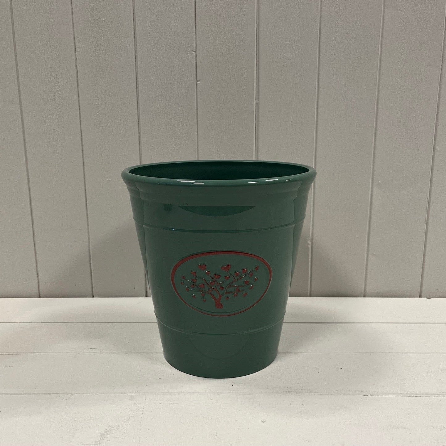 Green Round Love Heart Tree Planters