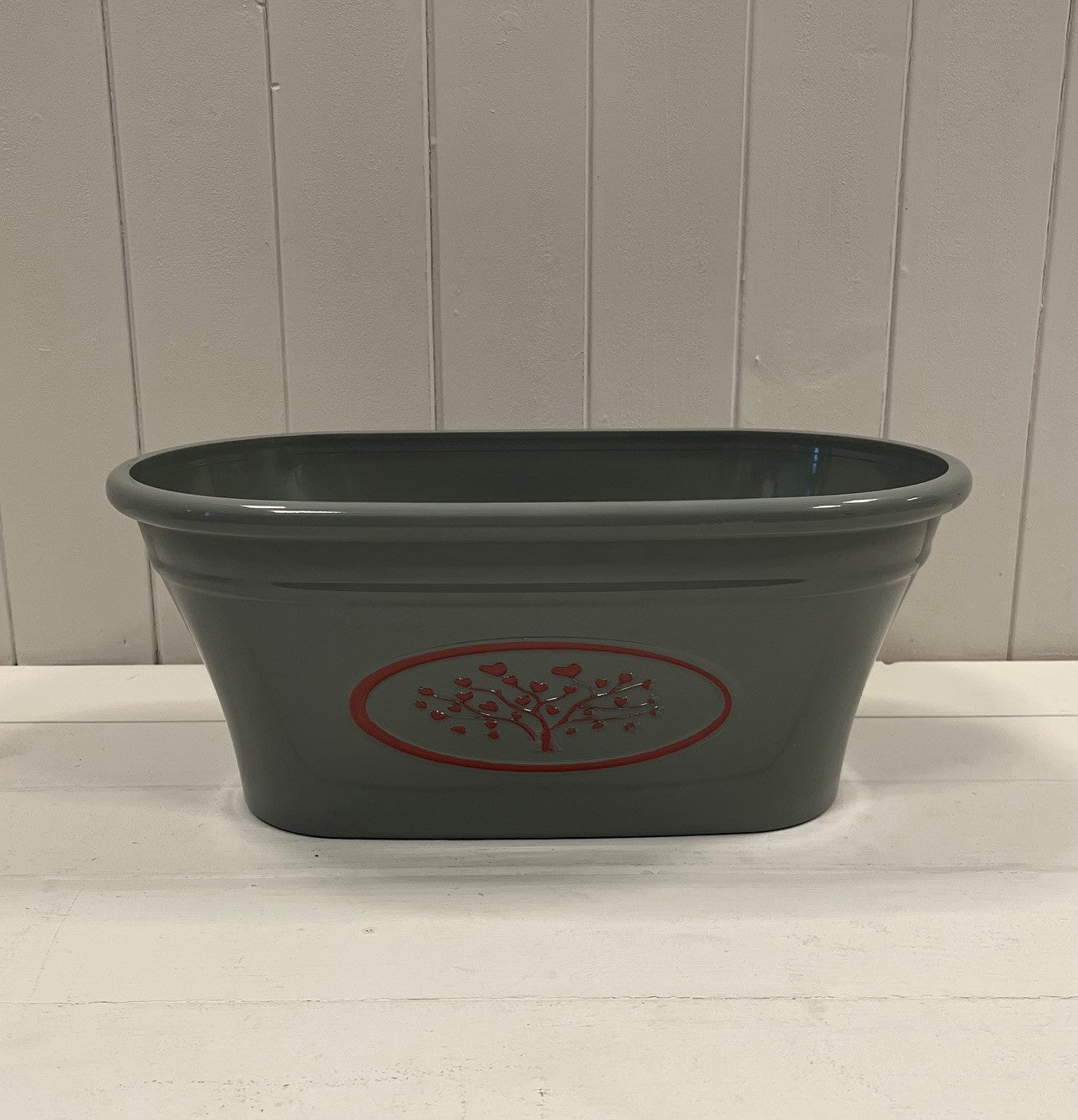 Round Love Heart Tree Trough Planter
