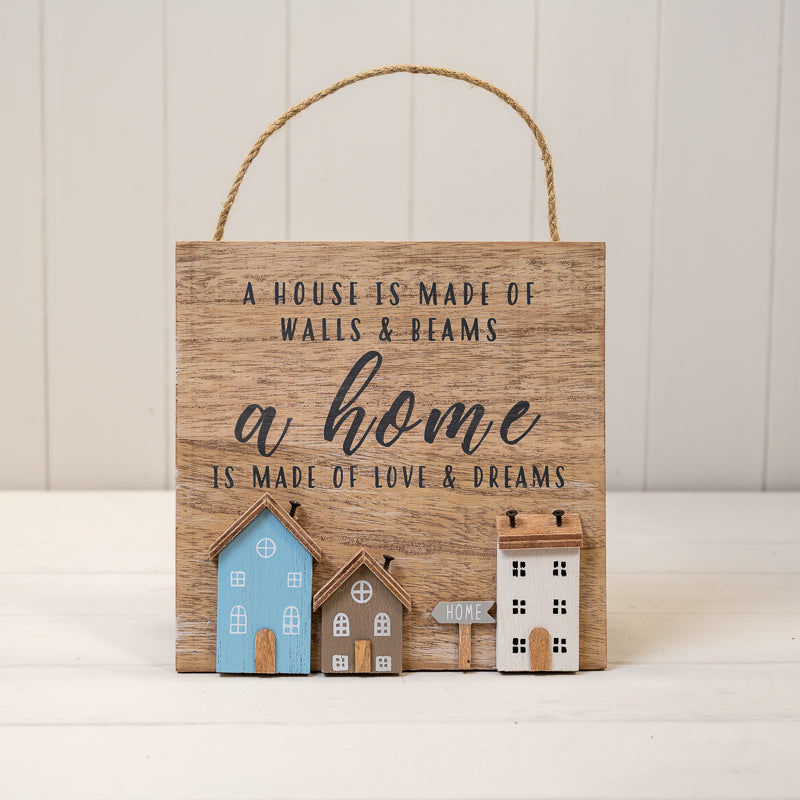 Wooden Home Sign