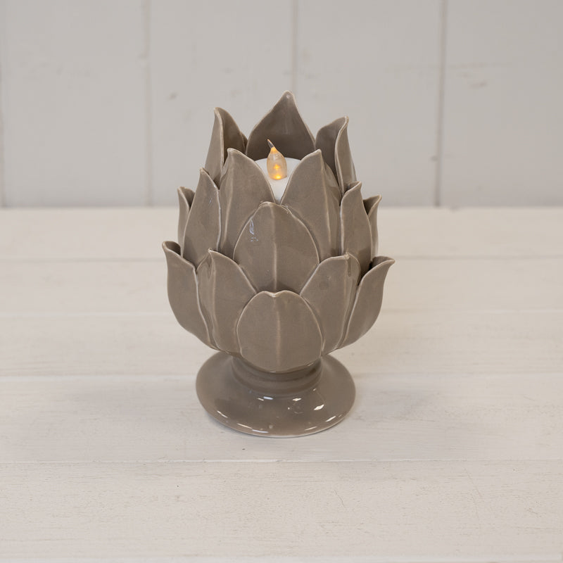 Ceramic Artichoke Candle Holder