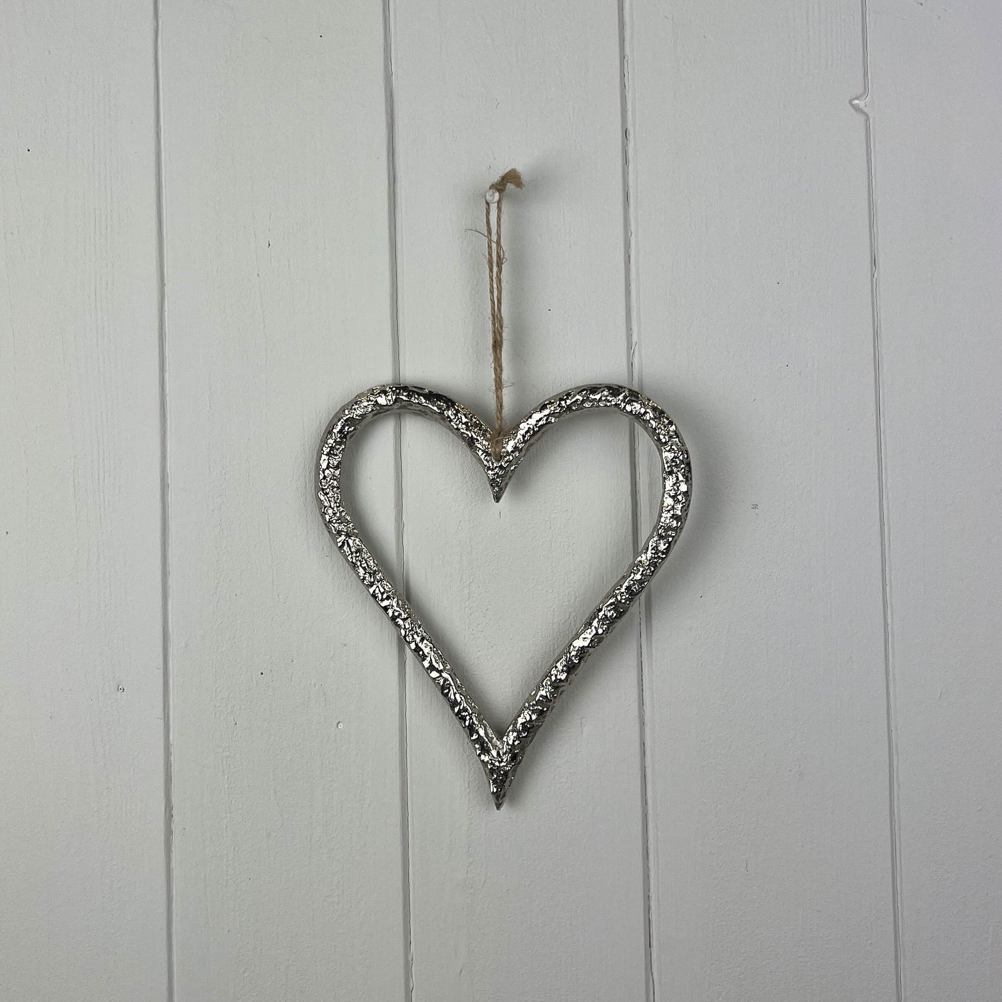 Silver Metal Heart