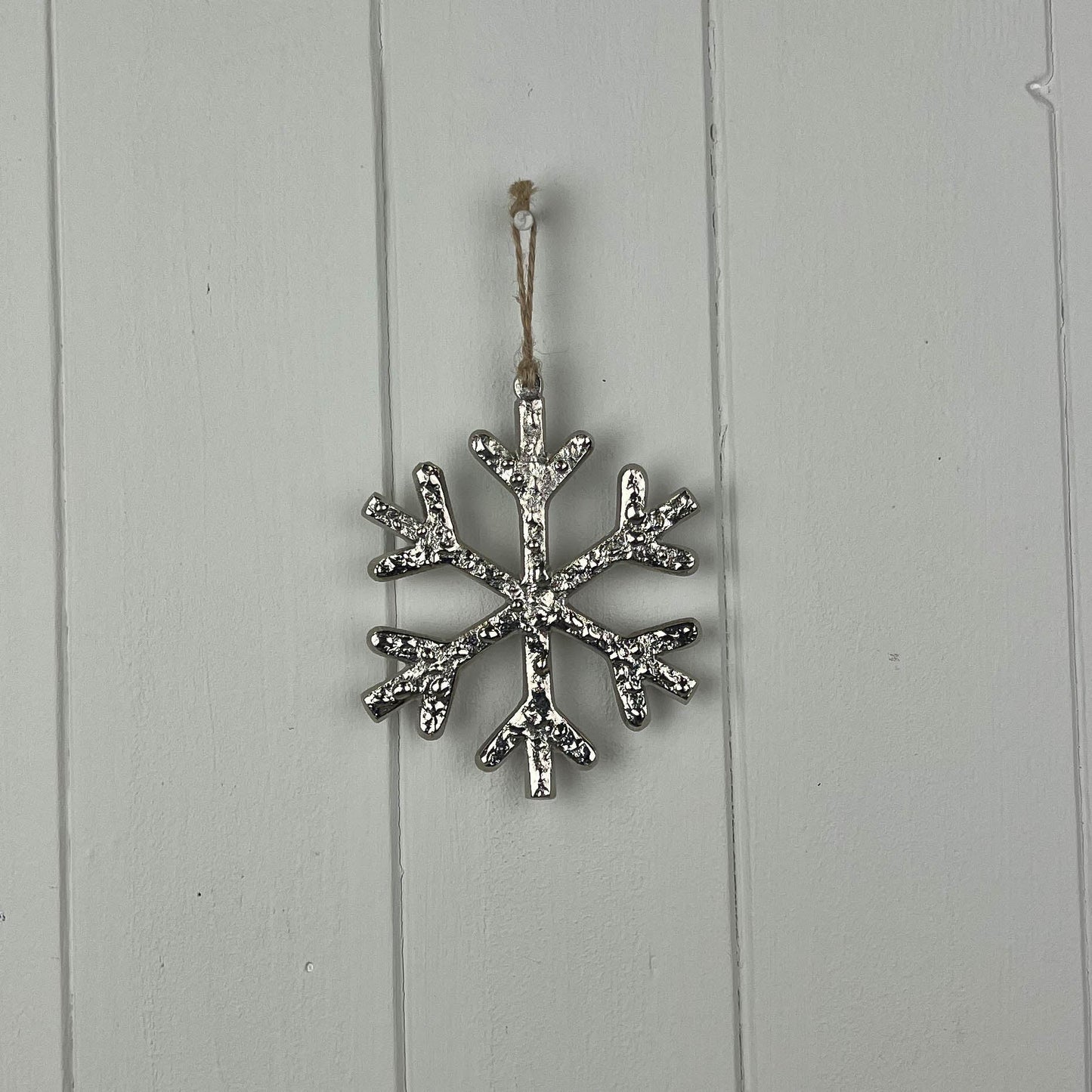 Metal Hanging Snowflake