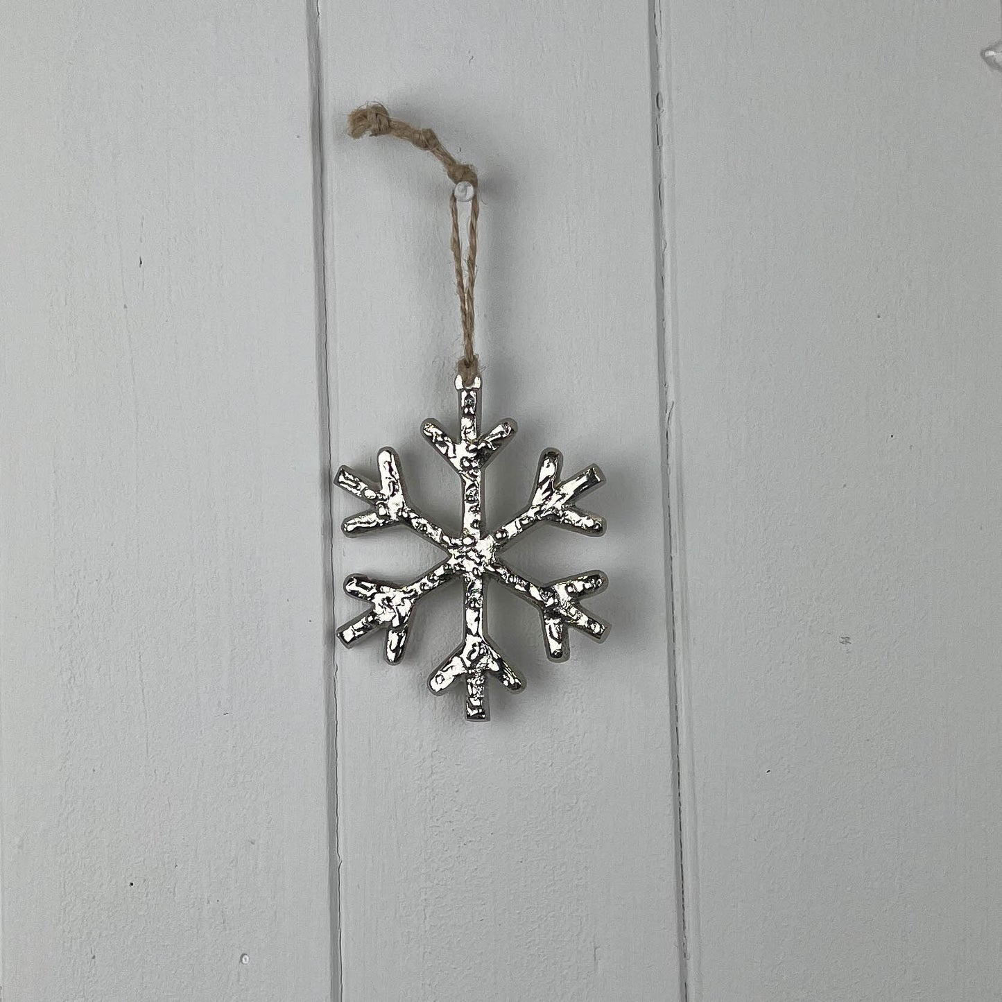 Metal Hanging Snowflake