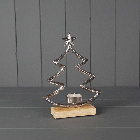 Metal Tree Tealight Holder