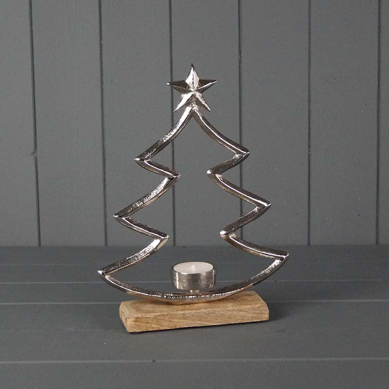 Metal Tree Tealight Holder