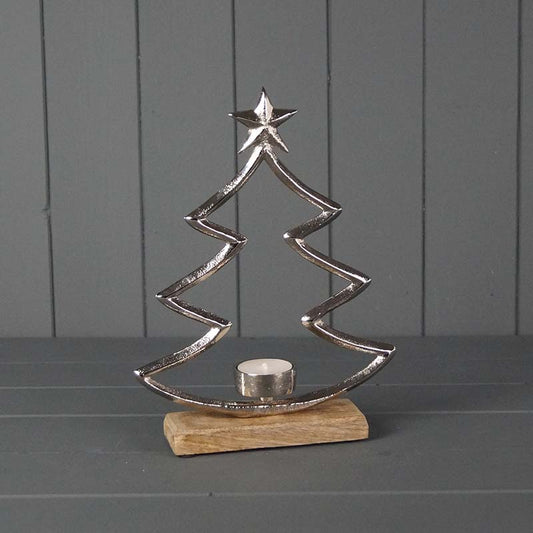 Metal Tree Tealight Holder