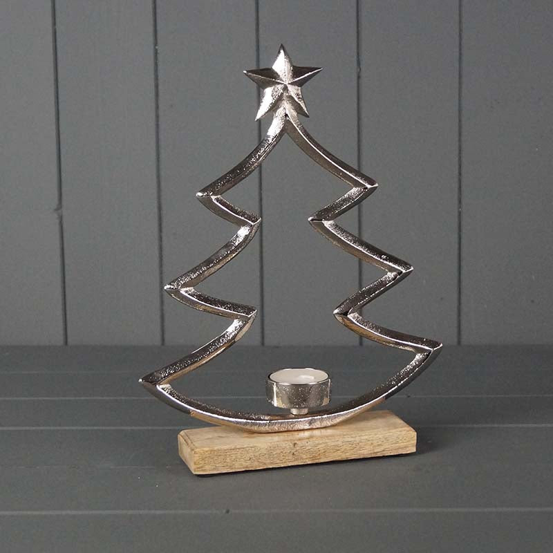 Metal Tree Tealight Holder