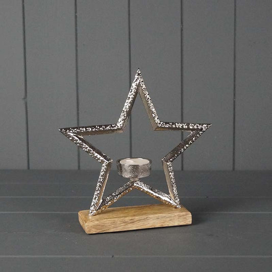 Metal Star Tealight