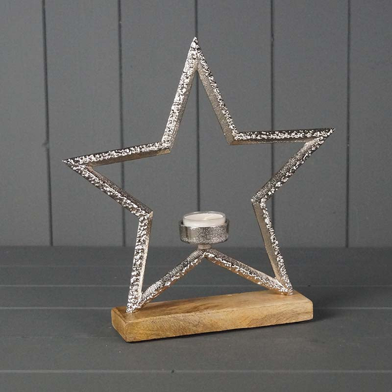 Metal Star Tealight