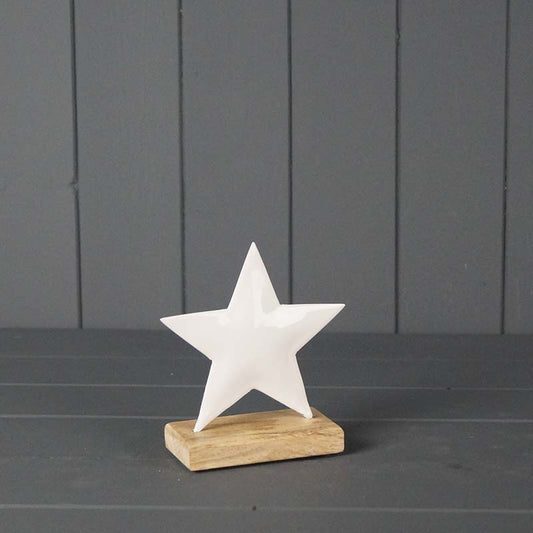 White Enamelled Star