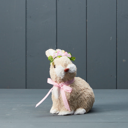 Rabbit with Flower Wreath