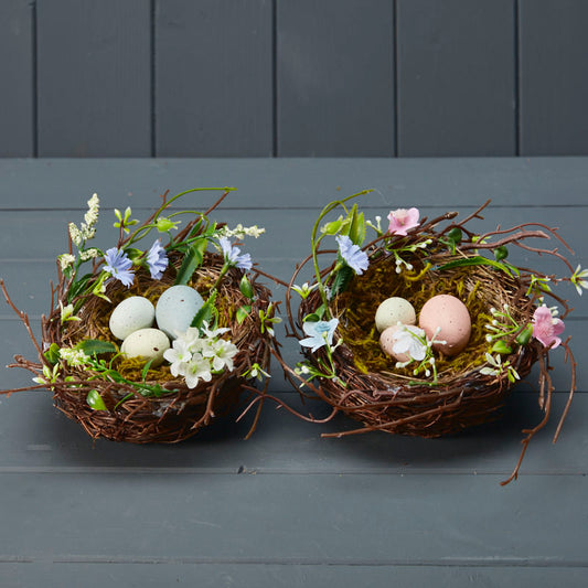 Nest of Eggs in Mixed Colours