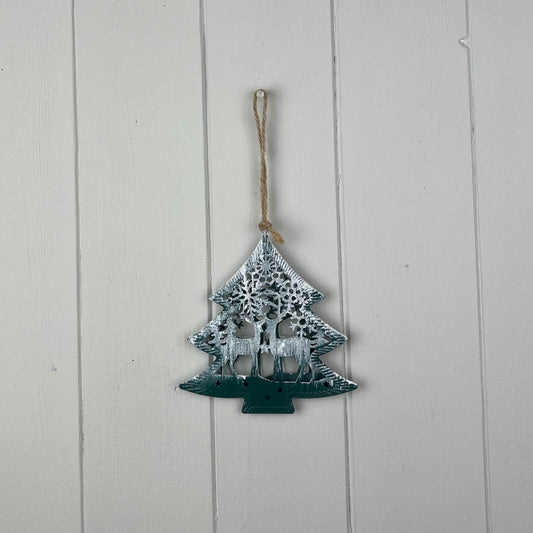 Green Metal Tree