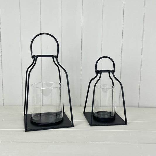 Black Metal Lantern