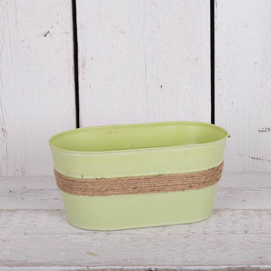 Green Hessian Band Trough
