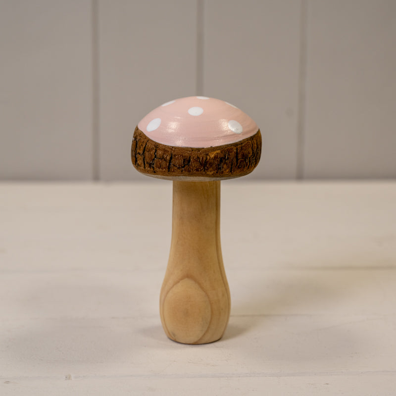 Pink Wooden Mushroom