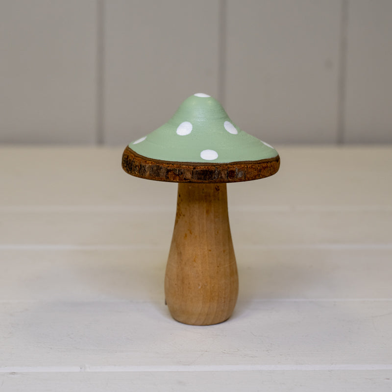 Green Wooden Mushroom