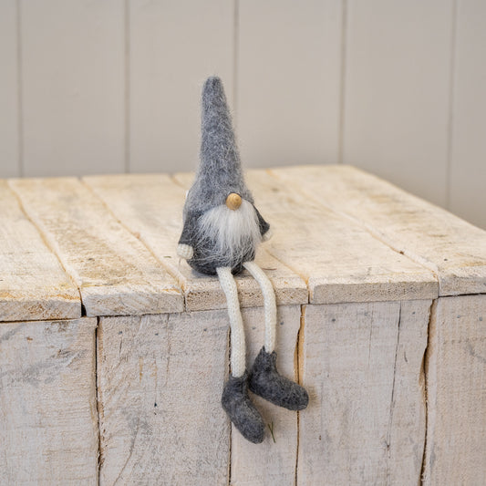 Sitting Grey Fuzzy Gonk