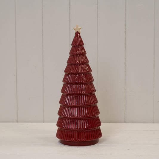 Red Ceramic Tree
