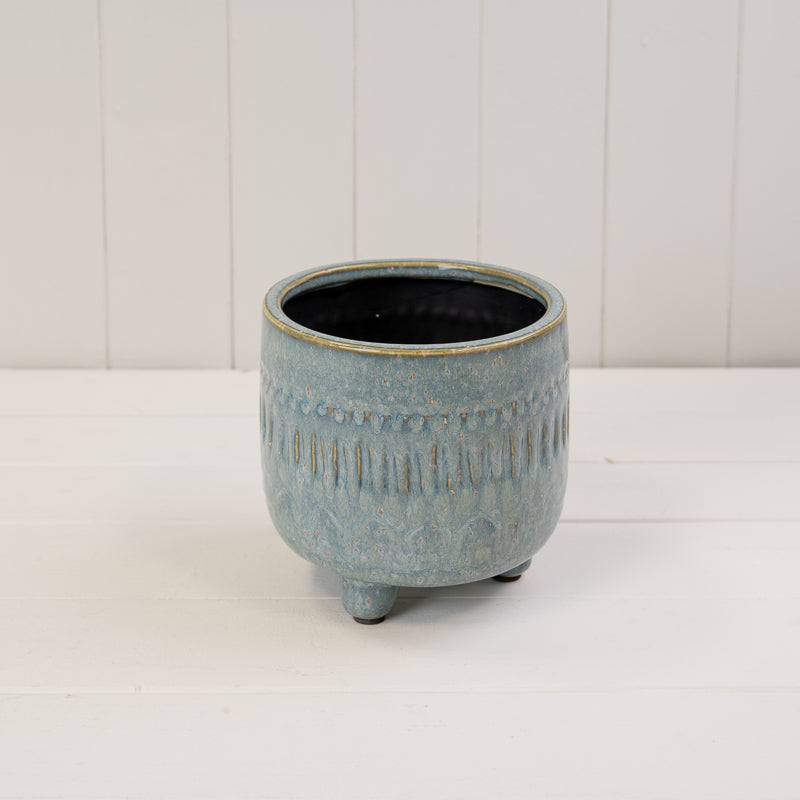 Blue Ceramic Pot Collection