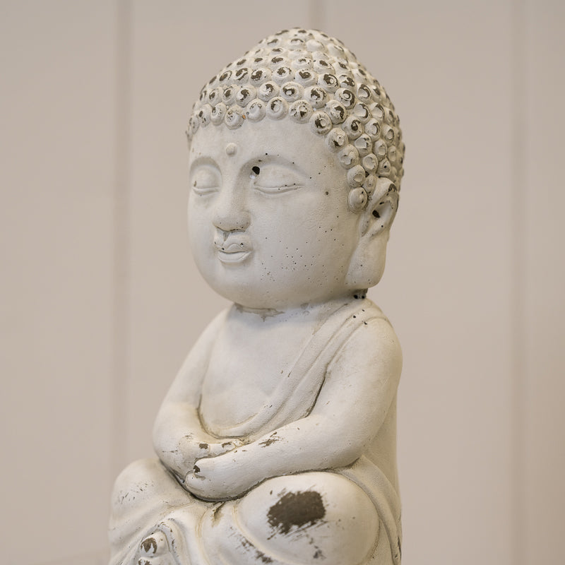 White Sitting Buddha