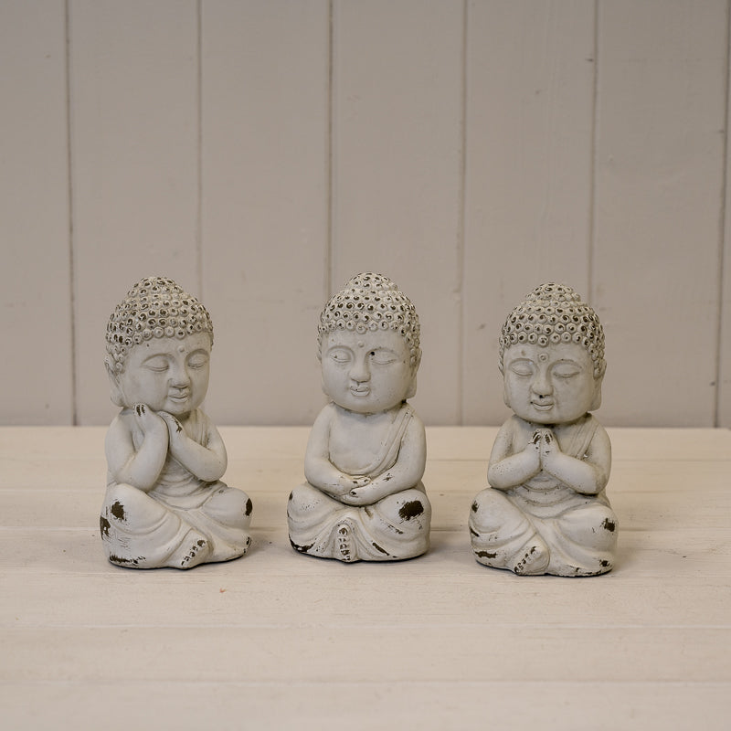 White Sitting Buddha