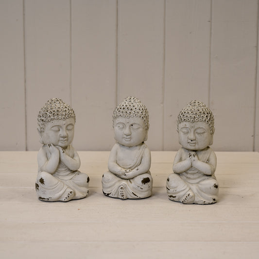 White Sitting Buddha