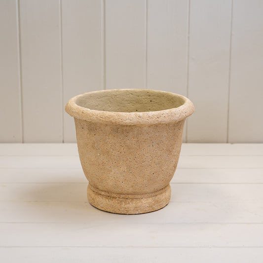 Round Clay Cement Pot