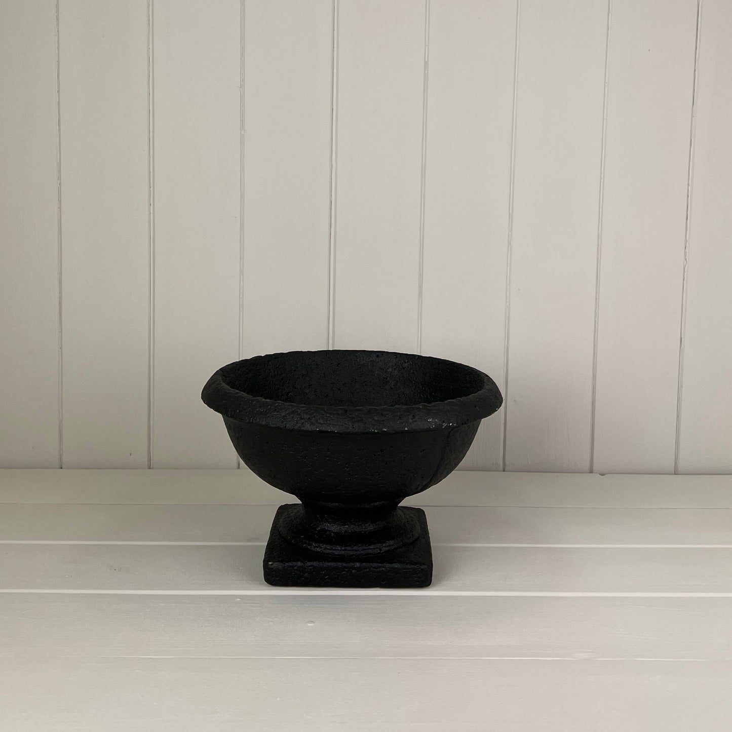 Urn Black Cement Pot