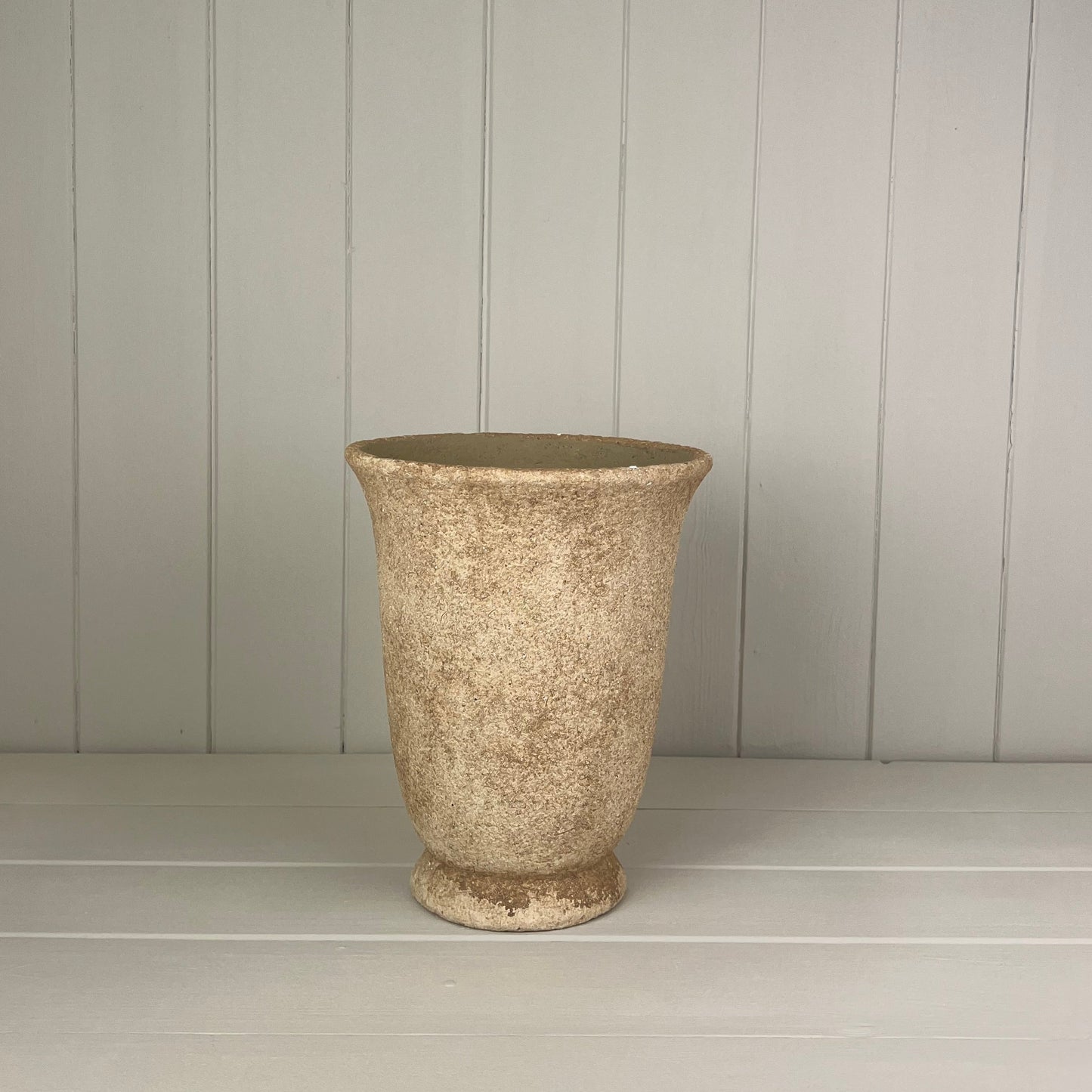 Tapered Clay Cement Pot